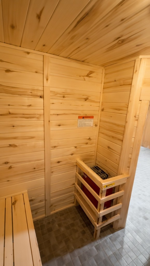 Aspen sauna heater and safety guard